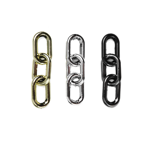 Metal Plated Plastic Chain Link Brass Plastic Chain