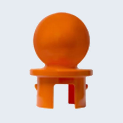 2.5 Inch Diameter Ball Top - Fits 2.5 Inch Diameter Plastic Crowd Control Stanchions