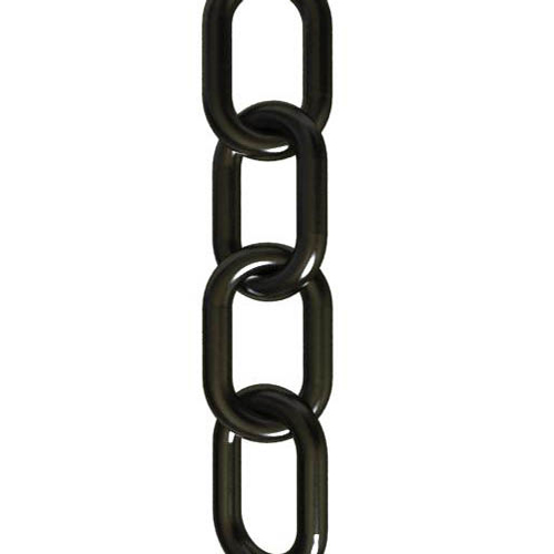 Black Plastic Chain Sold By The Foot