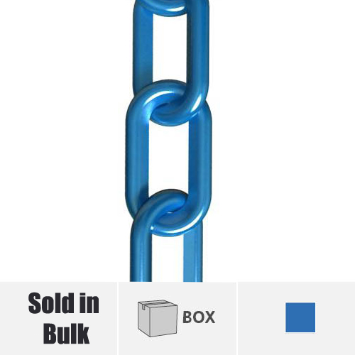 blue plastic chain full