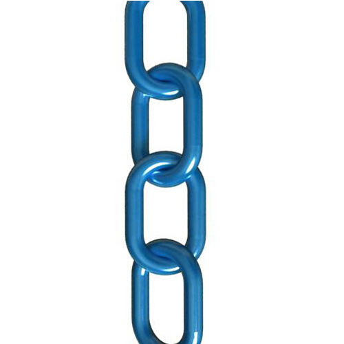 Blue Plastic Chain Sold by the Foot