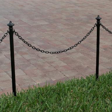 23" Tall Classic Colonial Ground Post
