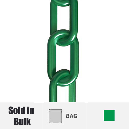 Green Plastic Chain Sold in Bags