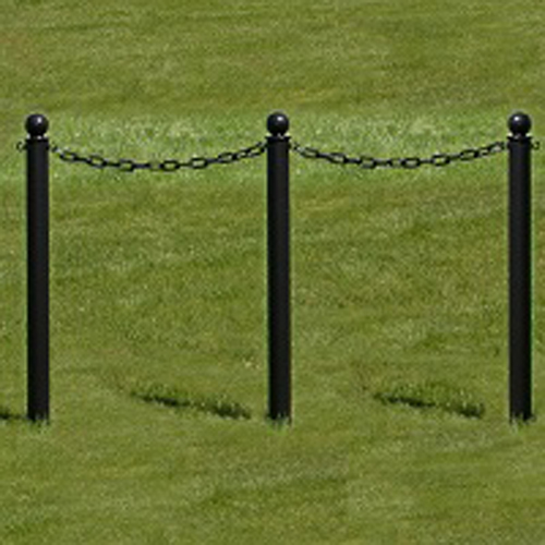 Plastic Ground Poles for Outdoor Plastic Chain Stanchion Barriers