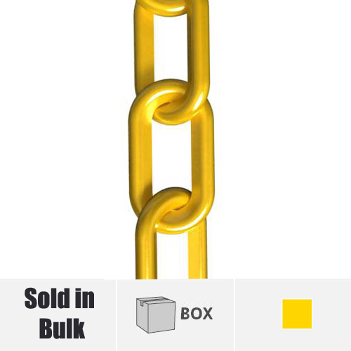 Yellow Plastic Chain Sold in Bulk 