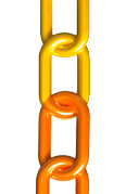 Plastic Safety Chain in Highly Visible Colors - Sold in Bulk