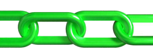 Safety Plastic Chain in Green